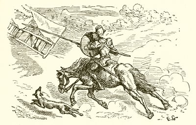The Knight and his Charger  by Ernest Henry Griset