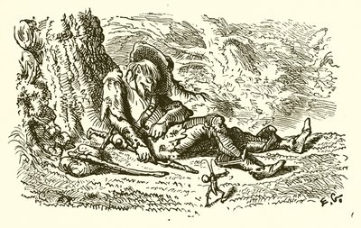 Çekirgeler ve Çekirge by Ernest Henry Griset