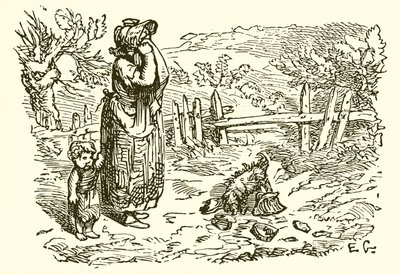 Hizmetçi ve Süt Kovası by Ernest Henry Griset