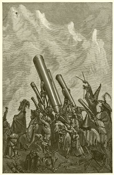 Doğum yapan dağ by Ernest Henry Griset