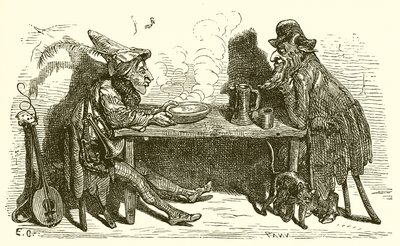 Satyr ve Gezgin by Ernest Henry Griset