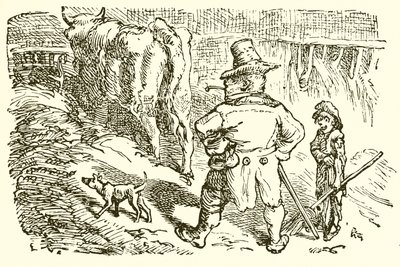 Öküz Ahırındaki Geyik by Ernest Henry Griset