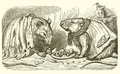 Kasaba faresi ve tarla faresi by Ernest Henry Griset
