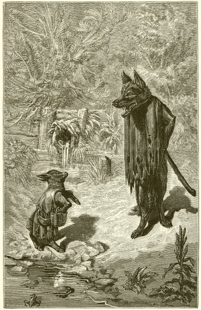 Kurt ve Kuzu by Ernest Henry Griset