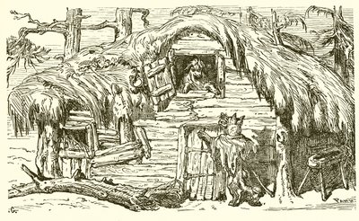 Kurt, Dişi Keçi ve Çocuk by Ernest Henry Griset