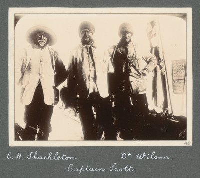 Shackleton, Kaptan Scott ve Dr. Wilson