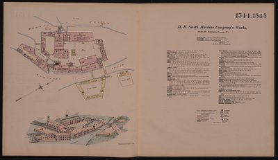 H.B. Smith Machine Companys Works, Smithville, Burlington, New Jersey, Hexamer Genel Anketi, 1881 by Ernest Hexamer