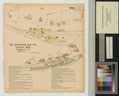 Octoraro Mills, Rowlandville, Maryland, Hexamer Genel Araştırmaları, 1876 by Ernest Hexamer