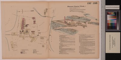 Cilt 14, Rancocas Chemical Works, Hexamer General Surveys, Burlington, New Jersey, 1878 by Ernest Hexamer