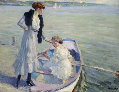 Kanal boyunca by Ernest Lawson