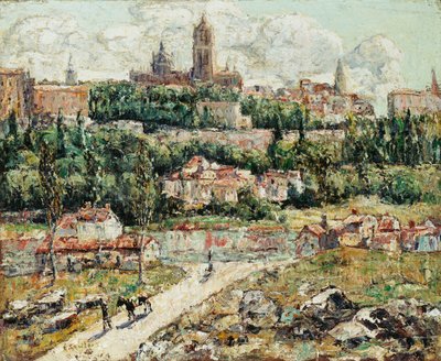 Segovia, İspanya, c.1916 (tuval üzerine yağlı boya) by Ernest Lawson
