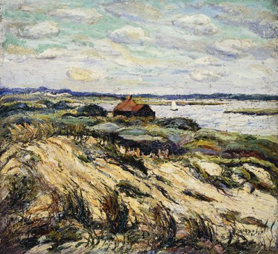 Körfezdeki Kulübe by Ernest Lawson