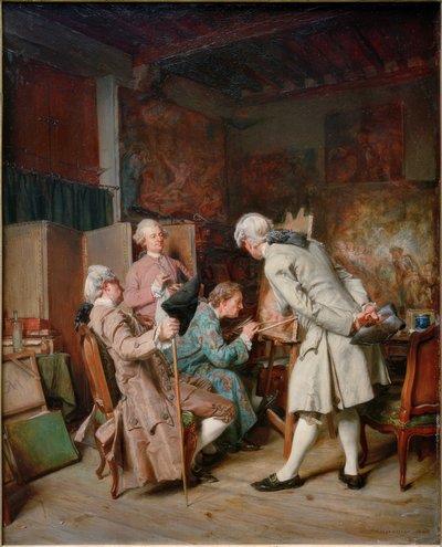 resim severler by Ernest Meissonier