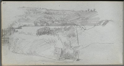 Sketchbook, sayfa 29: Peyzaj Çalışması. by Jean Louis Ernest Meissonier