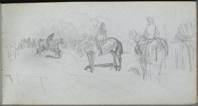 Sketchbook, sayfa 52: Figür Çalışması by Ernest Meissonier