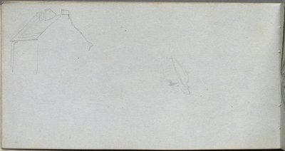 Sketchbook, sayfa 54: Mimarlık Çalışması. by Jean Louis Ernest Meissonier