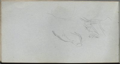 Sketchbook, sayfa 72: Figür Çalışması. by Jean Louis Ernest Meissonier