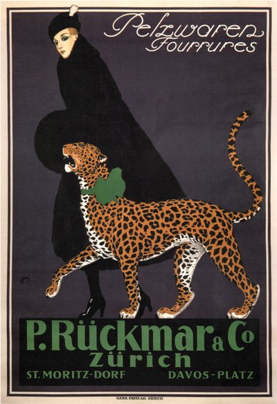 Kürk ürünleri P. Rückmar & Co, c. 1910 by Ernest Montaut