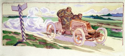 Paris Berlin yarışı by Ernest Montaut