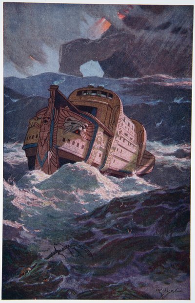 "Babil Tufanı", 1915. by Ernest Wellcousins