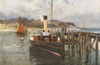 Bembridge Limanı (renkli taş) by Ernest William Haslehust