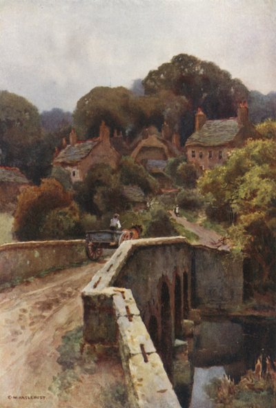 Boldre Köprüsü (renkli taş) by Ernest William Haslehust