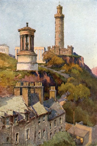 Calton Tepesi (renkli taş) by Ernest William Haslehust