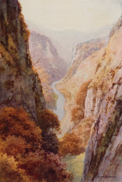 Dovedale (renkli taş) by Ernest William Haslehust