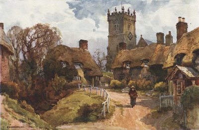 Godshill (renkli taş) by Ernest William Haslehust