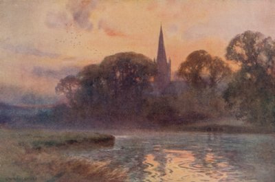 Holy Trinity Kilisesi, Stratford-on-Avon (renkli taş) by Ernest William Haslehust