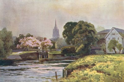 Marlow Lock (renkli taş) by Ernest William Haslehust
