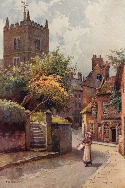 Ollerton (renkli taş) by Ernest William Haslehust