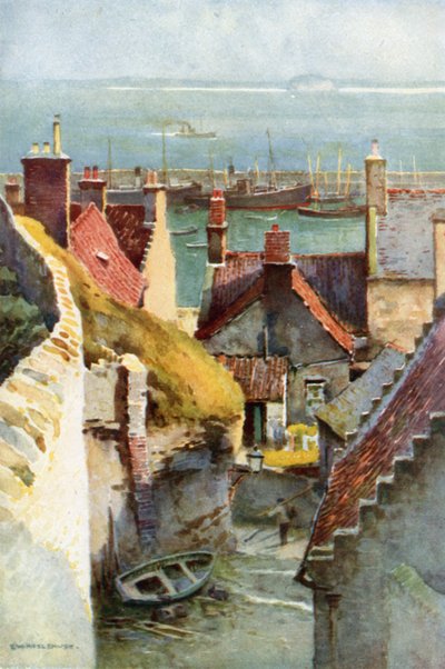Pittenweem (renkli taş) by Ernest William Haslehust