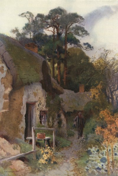 Gecekondu Kulübesi (renkli taş) by Ernest William Haslehust