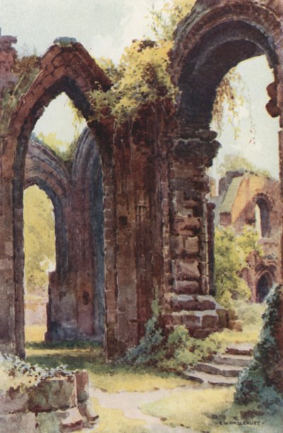Aziz John Harabeleri (renkli taş) by Ernest William Haslehust