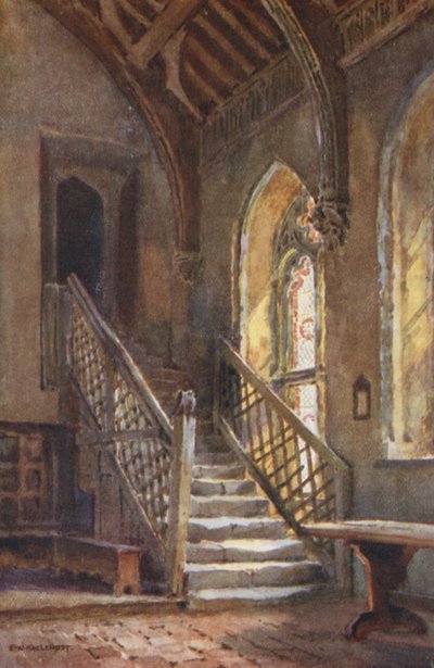 Kardeşler Salonu, St. Cross (renkli taş) by Ernest William Haslehust