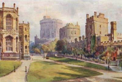Aşağı Koğuş, Windsor Kalesi (renkli taş) by Ernest William Haslehust