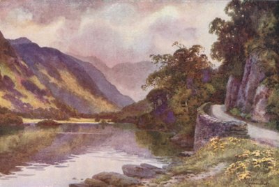 Ullswater (renkli lito) by Ernest William Haslehust