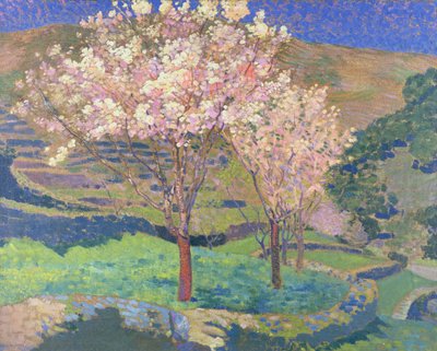 Teraslı Çiçeklerde Ağaçlar by Ernest Yarrow Jones