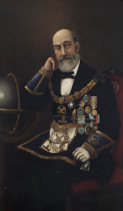 John Morant Hervey, Büyük Sekreter, 1875 by Ernest de Cleichen von Tettenborn