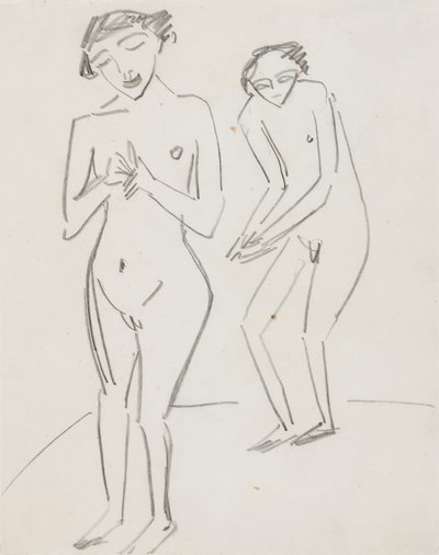 Erkek ve kadın by Ernst Ludwig Kirchner