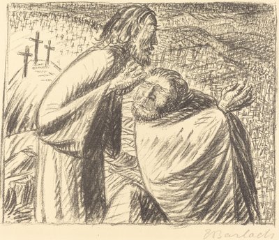 İsa doğduktan sonra 1916 yılında by Ernst Barlach