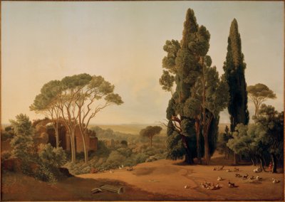Tivoli yakınlarındaki Villa Hadriana by Ernst Christian Frederik Petzholdt