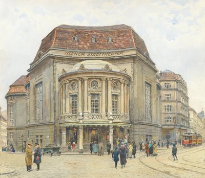 Viyana Şehir Tiyatrosu, 1924. by Ernst Graner