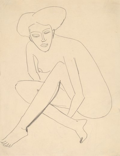 Dodo Oturan, 1910. by Ernst Ludwig Kirchner