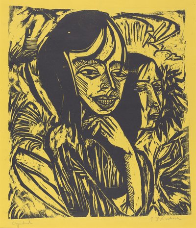 Fehmarn Kızları, 1913. by Ernst Ludwig Kirchner