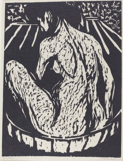 Çıplak Kadın, 1908. by Ernst Ludwig Kirchner