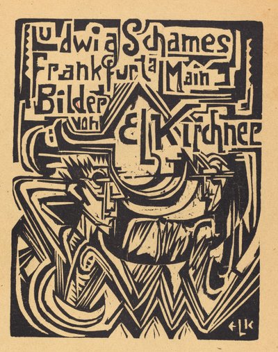 Ludwig Schames Frankfurt a Main Bilder von EL Kirchner Ludwig Schames Frankfurt..., 1919. by Ernst Ludwig Kirchner