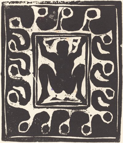 Çıplak Dansçı, 1906. by Ernst Ludwig Kirchner