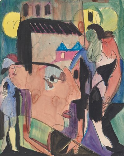 Otoportre, 1928. by Ernst Ludwig Kirchner